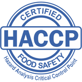 Hazard Analysis Critical Control Point (HACCP) Certified Logo